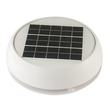 Marinco 3 in. Day/Night Solar Vent, White N20803W